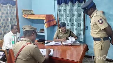 அரியலூர்: தா.பழூர்  காவல்நிலையத்தில் வருடாந்திர ஆய்வு மேற்கொண்ட எஸ்பி