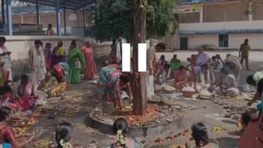 మహదేవ్పూర్: కాలేశ్వరంలో కార్తీక మాసం సందడి,  లక్ష వత్తుల పూజా కార్యక్రమం