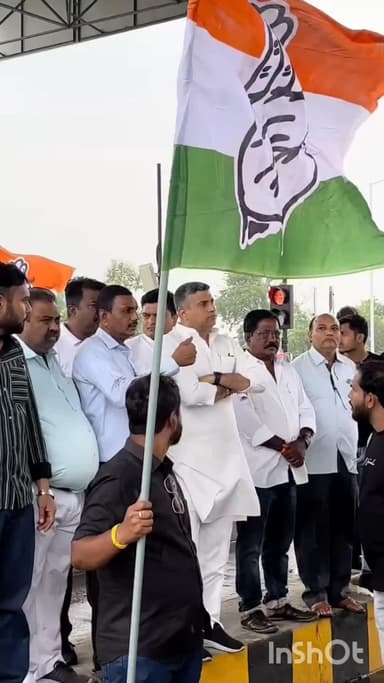 शाहपुर: गडकरी के दौरे पर कांग्रेस की हलचल! ज्ञापन देने जिलाध्यक्ष निलय डागा गाड़ी के पीछे दौड़े, वीडियो वायरल