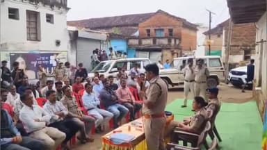 पटेरा: बिलाई गांव में पुलिस ने किया जनसंवाद, ASP और SDOP भी रहे मौजूद