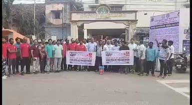 மயிலாடுதுறை: போலியோ விழிப்புணர்வு நடைப்பயணம் நகராட்சி அலுவலகத்தில் இருந்து ரோட்டரி சங்கம் மற்றும் சமூக நல அமைப்புகள் சார்பில் நடைபெற்றது