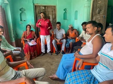 नालंदा:-177 हरनौत विधानसभा क्षेत्र के ग्रामीण वोटरों के बीच पहुँचे डा. मानव , 6 नवम्बर को वोटिंग हेतु की अपील ! खीरू विग...