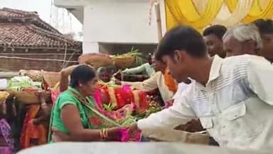 डंडई: रारो में न्यू इंडियन क्लब ने छठ व्रतियों के बीच पूजन सामग्री और फलों का वितरण किया