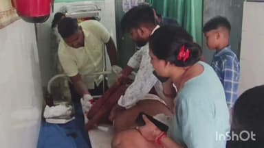 कुर्सेला: कुर्सेला एनएच-31 लालू द्वार गेट के पास सड़क हादसे में साइकिल सवार गंभीर रूप से जख्मी