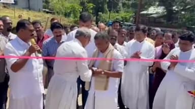 கூடலூர்: மார்னிங் ஸ்டார் அருகே கிறிஸ்தவ மயானத்திற்கு செல்ல கான்கிரீட் சாலை மக்கள் பயன்பாட்டிற்கு திறப்பு