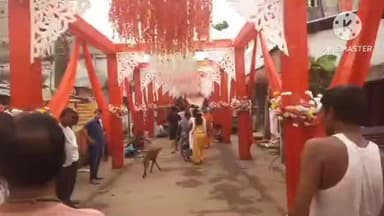 বাঁকুড়া ১: লোকপুর বটতলা কালীপুজো উপলক্ষে নরনারায়ন সেবার আয়োজন করা হয়, হাজার হাজার ভক্তদের ভিড় দেখা যায়