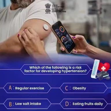 #BeatNCDs | Think you know the right answer? 
Comment below and challenge your friends too!
#HealthQuiz