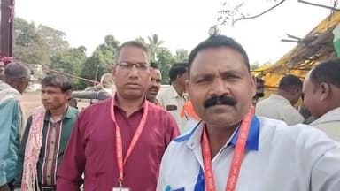 चिट फंड कंपनी का पैसा वापस के लिए धरना प्रदर्शन जांजगीर चांपा C. G