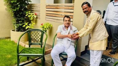 शाहपुर: सतपुड़ा आगमन पर पूर्व विधायक मंगल सिंग उइके ने नितिन गडकरी का किया स्वागत, क्षेत्र की समस्याओं से कराया अवगत