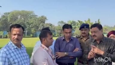 देहरादून: पीएम मोदी के दौरे को लेकर आयुक्त गढ़वाल विनय शंकर पांडे और कई अधिकारियों ने एफआरआई का किया निरीक्षण