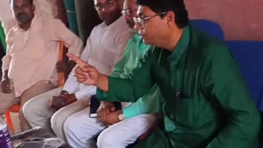 नासरीगंज: जदयू अल्पसंख्यक प्रकोष्ठ के प्रदेश अध्यक्ष अशरफ़ अंसारी ने पार्टी प्रत्याशी के लिए किया जन संपर्क