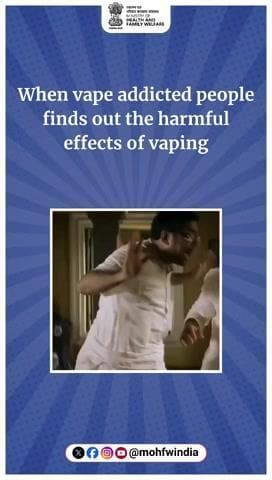 Flavour full nahi,
Flavour fools you... 
Vape is not harmless, it's diseases in disguise.
#SayNoToTobacco #TFYC3 #TheBigQuit