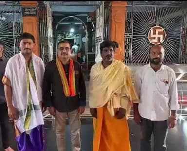 ఇటిక్యాల: బీచుపల్లి ఆలయాన్ని దర్శించుకున్న మహబూబ్ నగర్ జిల్లా ఆడిషనల్ జడ్జి కళ్యాణ్ చక్రవర్తి