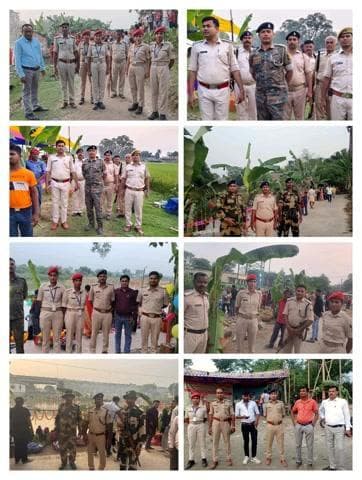 #छठ_महापर्व के दृष्टिगत सुरक्षा व्यवस्था को लेकर कटिहार पुलिस विभिन्न चौक-चौराहों एवं छठ घाटों पर सक्रियता के साथ तैनात है।