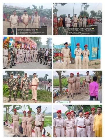#छठ_महापर्व के दृष्टिगत सुरक्षा व्यवस्था को लेकर कटिहार पुलिस विभिन्न चौक-चौराहों एवं छठ घाटों पर सक्रियता के साथ तैनात है।