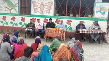 ओखलकांडा: ओखलकांडा ब्लॉक की ग्राम पंचायत टांडा में पंचायत विकास कार्य योजना की बैठक हुई