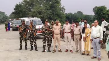 मेजरगंज: छठ पर्व पर मेजरगंज के घाटों पर सुरक्षा के कड़े इंतजाम, मजिस्ट्रेट और पुलिस बल तैनात