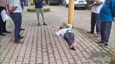 ಹೊಸನಗರ: ಆಶ್ರಯ ಮನೆಗಳಿಗೆ ವಿದ್ಯುತ್ ಎನ್ ಓ ಸಿ ನೀಡುವಂತೆ ಒತ್ತಾಯಿಸಿ ಹೊಸನಗರದಲ್ಲಿ ಪ್ರತಿಭಟನೆ