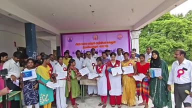 திருக்கோயிலூர்: திருக்கோவிலூர் அரசு கலை மற்றும் அறிவியல் கல்லூரியில் கலை திருவிழாவில் வெற்றி பெற்ற மாணவ மாணவிகளுக்கு பரிசு வழங்கிய எம்எல்ஏ