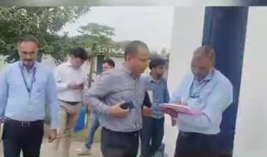 भगवानपुर: भगवानपुर क्षेत्र की फैक्ट्रियों का निरीक्षण एसडीएम और प्रदूषण कंट्रोल विभाग के अधिकारियों ने किया