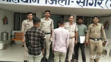 मालथोन: नीमखेड़ा में युवक की हत्या के मामले में पुलिस ने दो आरोपियों को गिरफ्तार कर न्यायालय में किया पेश