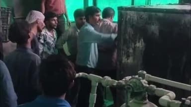 मथुरा: वृंदावन: रॉयल भारती रेस्टोरेंट में आग लगने से मची अफरा-तफरी