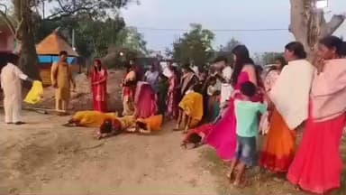 बिशुनपुर: बिशनपुर प्रखंड क्षेत्र में अस्ताचलगामी भगवान भास्कर को दिया अर्घ