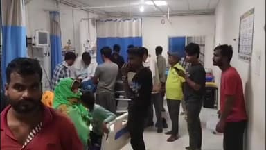 बड़हरिया: तेतहली बाजार के पास सड़क दुर्घटना में बाइक सवार दो युवक गंभीर रूप से घायल