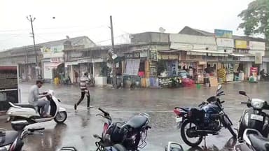 વંથળી: પંથકમાં કમોસમી વરસાદ ખાબકતા ખેતરોમાં ઉભા પાકને વ્યાપક નુકસાનીની ખેડૂતોને ભીતિ