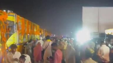 सिधौली: सिधौली में श्री गुरु गोविंद सिंह जी और माता साहिब कौर की जोड़ा यात्रा का सिख समुदाय ने भाजपा विधायक के साथ किया स्वागत