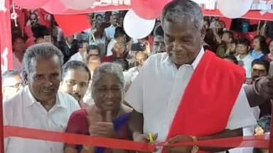 பல்லடம்: ஏவிபி லே-அவுட் பகுதியில் மார்க்சிஸ்ட் கம்யூனிஸ்ட் கட்சி கிளை அலுவலகத்தை மாநில செயலாளர் சண்முகம் திறந்து வைத்தார்