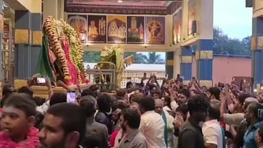 ஸ்ரீபெரும்புதூர்: வல்லக்கோட்டை முருகன் கோவிலில் சூரசம்ஹாரம் நிகழ்ச்சி நடைபெற்றது