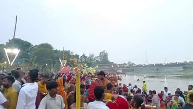 hariharganj chhath Puja ka Sundar najara