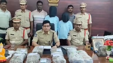 వెంకటాపురం: వెంకటాపురంలో గంజాయి తరలిస్తున్న ఇద్దరి అరెస్ట్