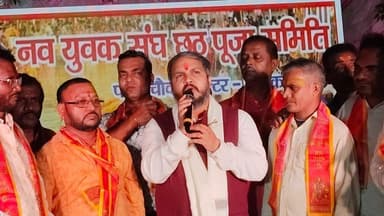 सेक्टर 9 पटेल चौक में जागरण, भाजपा नेता विवेक सिंह ने किया शुभारंभ
#Bokaro #नवयुवक संघ छठ पूजा समिति