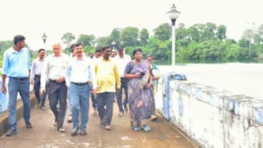 திருவட்டாறு: பேச்சிப்பாறை அணையில் குமரி மாவட்ட கண்காணிப்பு அலுவலர் ஆய்வு.