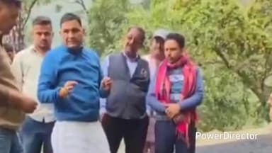 ओखलकांडा: डालकन्या-अधोड़ा-मीडार मोटर मार्ग पर हो रहे चौड़ीकरण व डामरीकरण कार्य का निरीक्षण विधायक राम सिंह कैड़ा ने किया