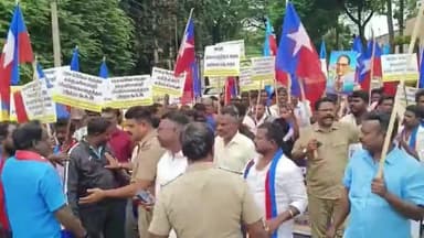 ஆரணி: அரசு மருத்துவமனையில் மருத்துவர்கள் முறையான சிகிச்சை அளிப்பதில்லை என விடுதலை சிறுத்தை கட்சி சார்பில் கண்டன ஆர்ப்பாட்டம்