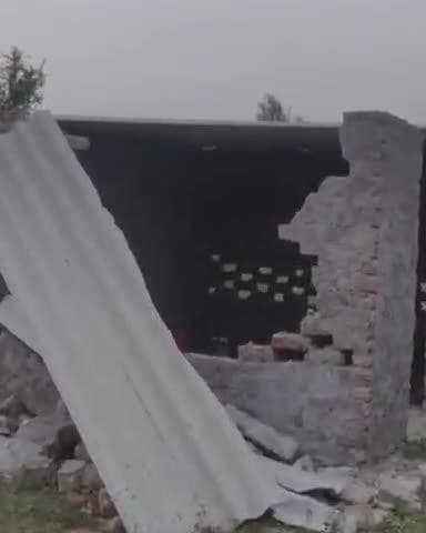 जायल: जेएसडब्ल्यू सीमेंट कंपनी के सरासनी प्लांट में ब्लास्ट से किस की ढाणी हुई क्षतिग्रस्त