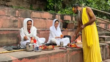 भीकनगांव: बैंकाक की फैशन डिजाइनर कर रहीं नर्मदा परिक्रमा, खरगोन में की पूजा, कहा- थाईलैंड में भी मनाती हूं होली-दिवाली