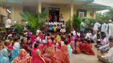 नागभिर: आक्कापुर येथील शेतकरी संघटनेचे वाघाच्या बंदोबस्त साठी वनविभागाला निवेदन