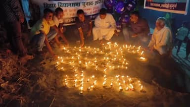 सहदेई बुजुर्ग: मतदाता जागरूकता अभियान के तहत “एक दीप लोकतंत्र के नाम” कार्यक्रम का आयोजन