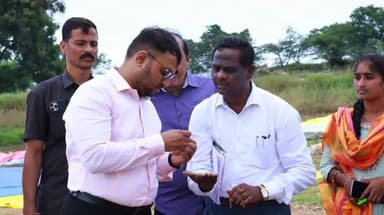 జాజిరెడ్డి గూడెం: ధాన్యం తడవకుండా జాగ్రత్తలు తీసుకోవాలి : జాజిరెడ్డిగూడెంలో కలెక్టర్ తేజస్ నిర్వహకులకు ఆదేశాలు