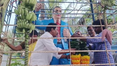 திருக்கழுக்குன்றம்: நெரும்பூர் கூட்ரோடு நாம் தமிழர் தொழிற்சங்க பேரவை டாக்டர் அம்பேத்கர் ஆட்டோ ஓட்டுனர் சங்கர் பெயர் பலகை திறப்பு விழா மற்றும் ஆயுத பூஜை விழா கொண்டாட்டம்