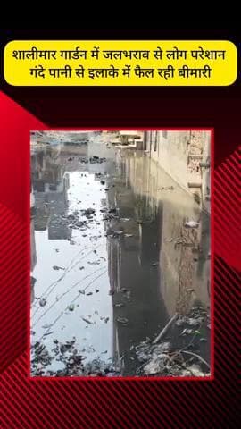 मेरठ: शालीमार गार्डन पानी में डूबा, अधिकारी मौन; वार्ड 88 में जलभराव से बढ़ी जनता की परेशानी, नगर निगम और पार्षद खामोश