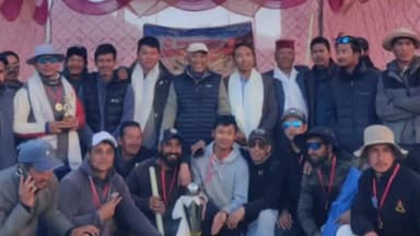 पूह: किन्नौर भाजपा नेता विशाल नेगी ने स्पीति मंडल का किया दौरा, खेल कूद प्रतियोगिता में मुख्यातिथि के रूप में लिया भाग