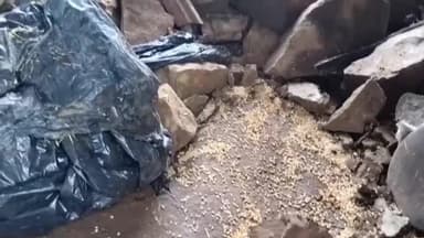 किशनगंज: भंवरगढ में बारिश के कहर से गरीब महिला का मकान ढहा