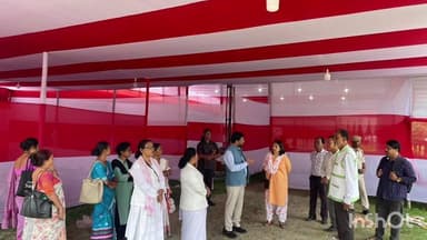 টেঙাখাত: দুলীয়াজানৰ বিহুতলিত অনুষ্ঠিত হ'বলগা সমষ্টি ভিত্তিক স্বাস্থ্য শিবিৰৰ প্ৰস্তুতি বুজ ল'লে সাংসদ ৰামেশ্বৰ তেলীয়ে