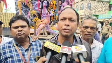 ଭଦ୍ରକ ଗ୍ରାମାଞ୍ଚଳ: ଭଦ୍ରକ ହାଇସ୍କୁଲ ପଡିଆ ଚରମ୍ପା ରେ ମା ଶ୍ୟାମାକାଳୀ ଙ୍କ ବିସର୍ଜନ ଅବସରରେ ପ୍ରତିକ୍ରିୟା ରଖିଲେ କମିଟି ସମ୍ପାଦକ