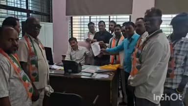 કુકરમુંડા: કુકરમુંડા તાલુકા કોંગ્રેસ સમિતિ દ્વારા મામલતદારને આવેદનપત્ર આપવામાં આવ્યું.